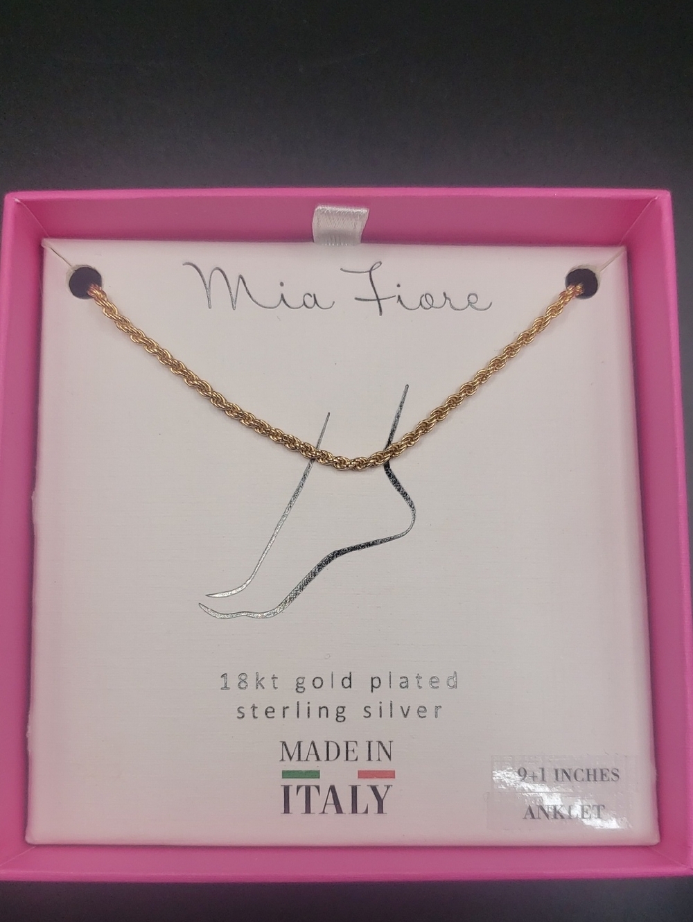 Mia Fiore 18kt Gold Plated Rope Bracelet - Gold